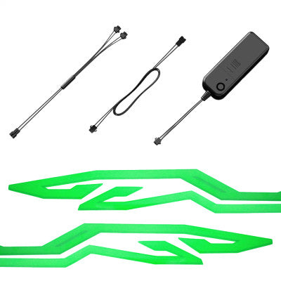 Motorcycle Helmet Light Strip Night Signal Luminous Modified Strip Helmet Sticker | Brodtica.com - Brodtica