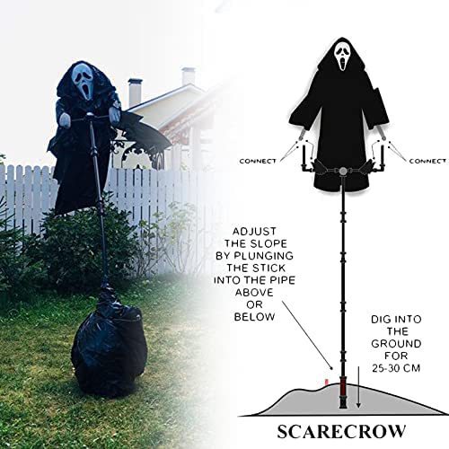 Halloween Decoration Tricky Props Skull Screaming Home Decor Garden Bird Repeller | Brodtica.com - Brodtica
