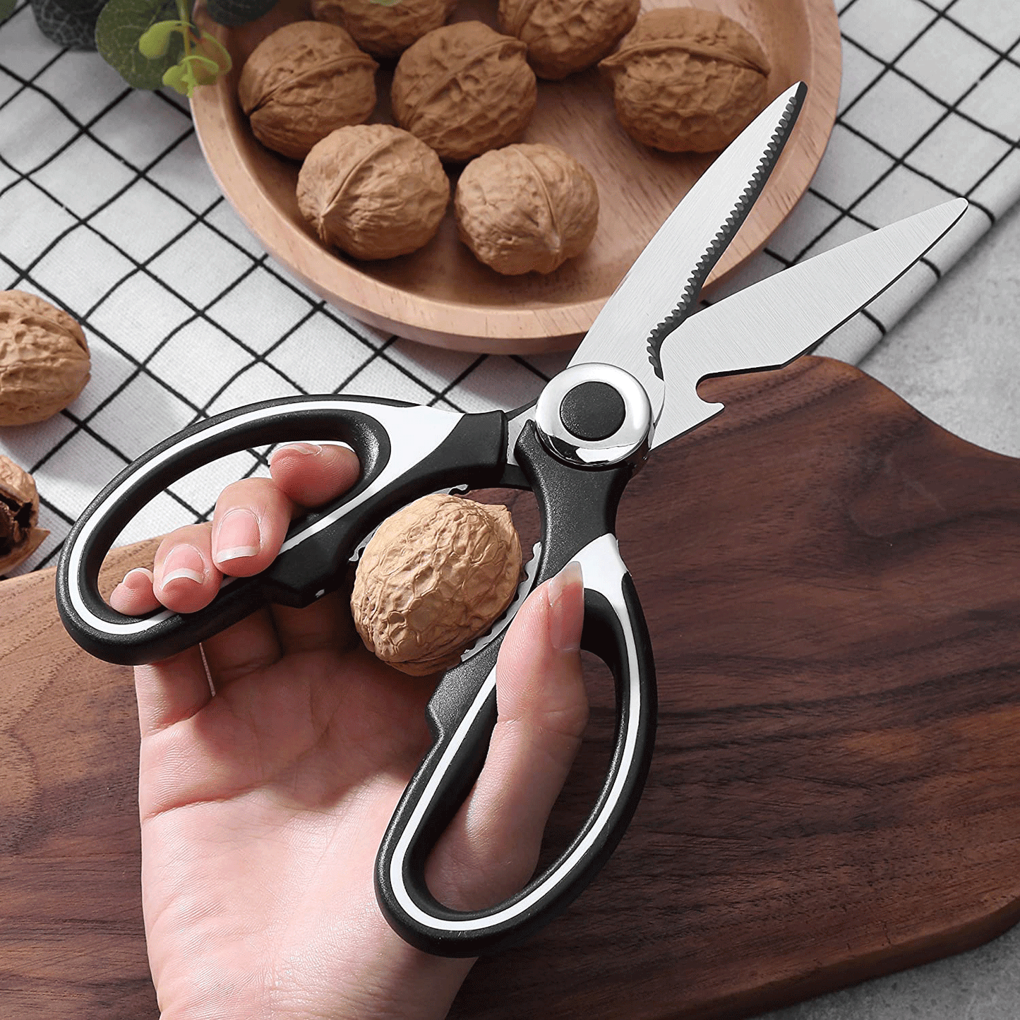 2PC Kitchen Shears Utility Kitchen Scissors Stainless Steel HEAVY DUTY Meat Tool | Brodtica.com - Brodtica