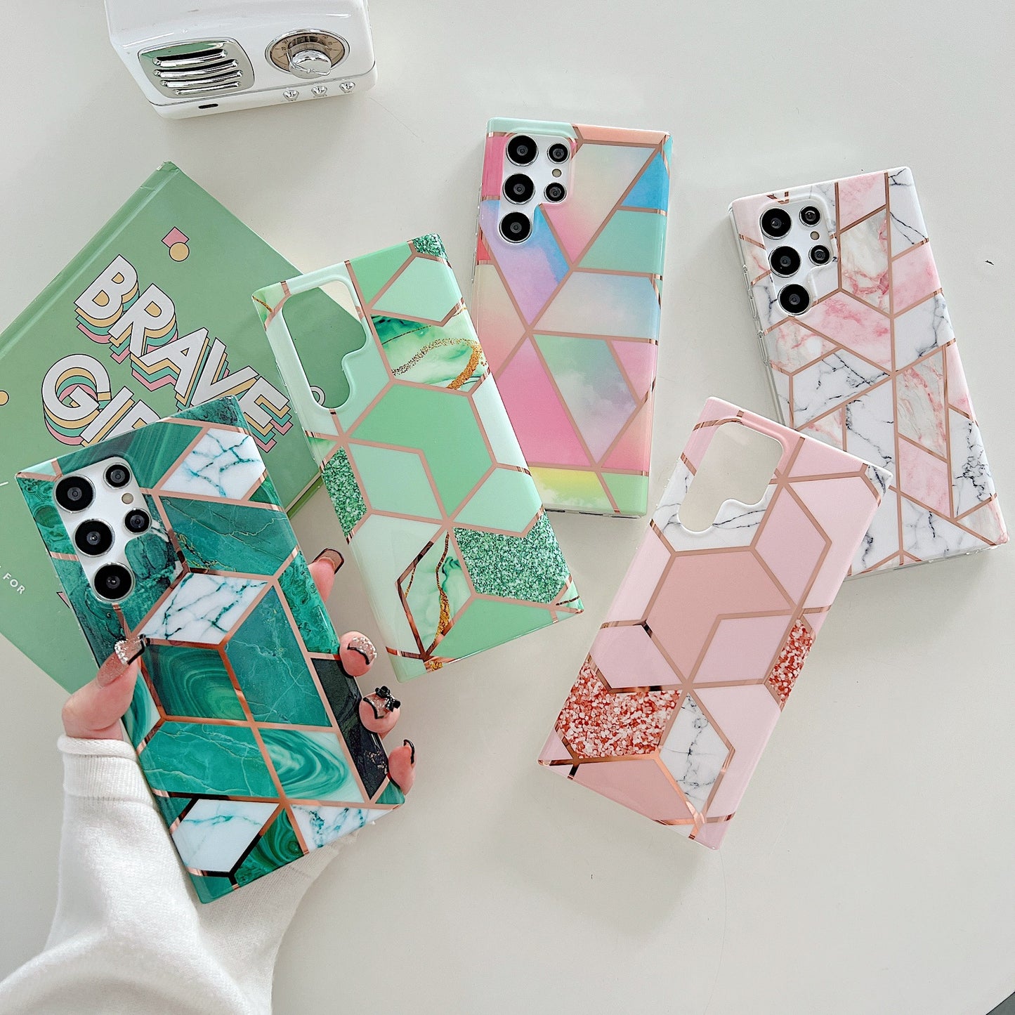 Electroplated Geometric Diamond Marble Phone Case Samsung S23 | Brodtica.com - Brodtica Electroplated Geometric Diamond Marble Phone Case Samsung S23 | Brodtica.com The Electroplated Geometric Diamond Marble Phone Case for Samsung S23 is a genuine style explanation, intended to safeguard your phone as well as improve your style. In this definite item depiction, we will investigate the highlights, plan, and usefulness that present this phone defense a priority embellishment for Samsung S23 clients.