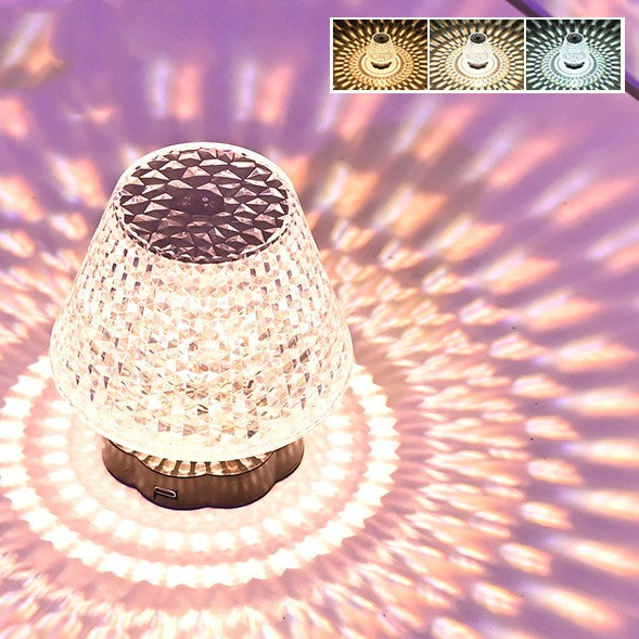 Diamond Crystal USB Touch Sensor Table Lamp | Brodtica.com - Brodtica