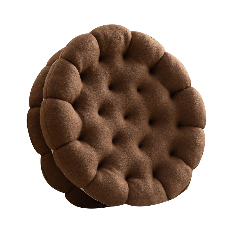 Sandwich Biscuit Pillow Creative Cute Sofa Cushion | Brodtica.com - Brodtica Sandwich Biscuit Pillow Creative Cute Sofa Cushion | Brodtica.com Brodtica.com | USA Creative and cute sofa cushion designed like a sandwich biscuit, adding a fun and playful touch to any room decor. Product information: Pattern: solid color Color: strawberry pink, chocolate coffee, almond beige Size: diameter 35cm Filler: pp Cotton Style: Cartoon Category: cushion/pillow Packing list: Pillow*1 Product Image: