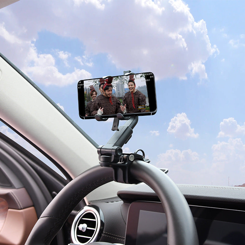 Sun Visor Chuck Car Mount Multifunctional Navigation Mount Rearview Mirror Holder Car Mobile | Brodtica.com - Brodtica