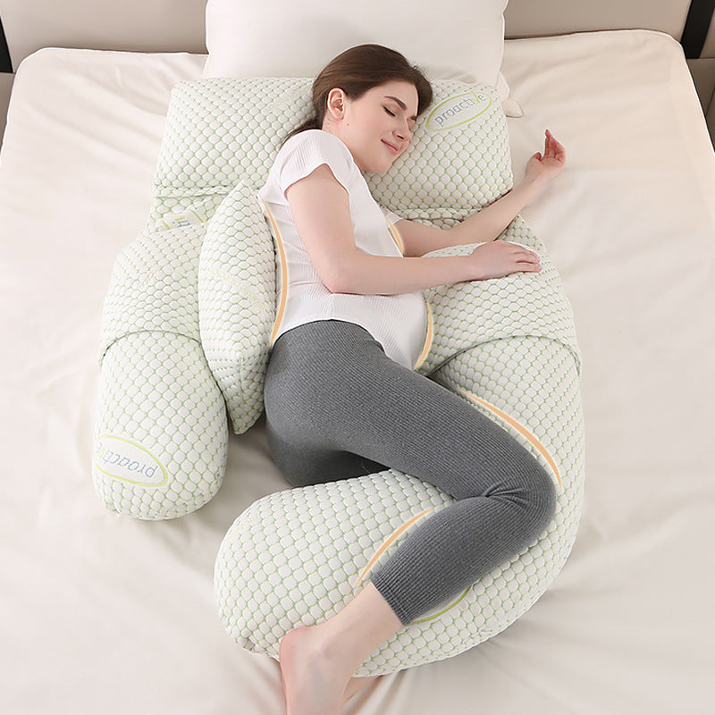 Pregnancy Lumbar Pillow U-shaped Side Sleep Support Multifunctional Pillow | Brodtica.com - Brodtica