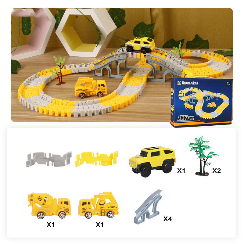 Tongli Engineering Vehicle Rail Car Children's Toys | Brodtica.com - Brodtica