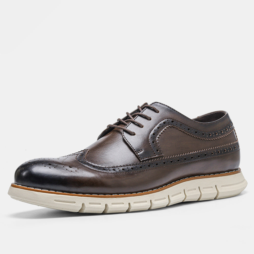 Men's Business Casual Single Shoes Flying Knit Men's Shoes | Brodtica.com - Brodtica