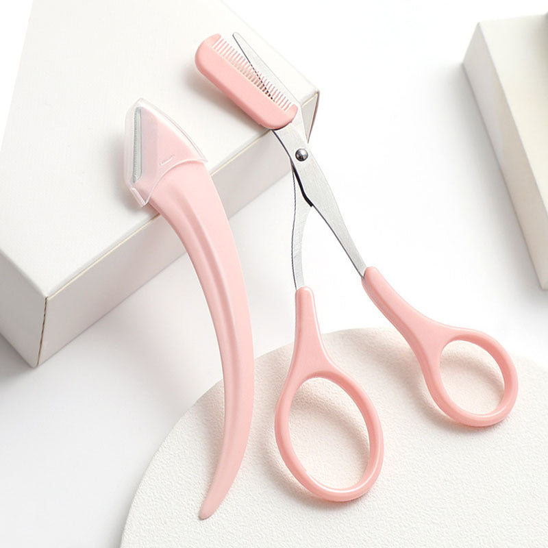 Eyebrow Trimming Knife With Comb Curved Moon Small Beauty Supplies Gadgets | Brodtica.com - Brodtica Eyebrow Trimming Knife With Comb Curved Moon Small Beauty Supplies Gadgets | Brodtica.com Eyebrows are a characterizing component of your face, and getting them on the money can improve your whole look. The Eyebrow Trimming Knife is planned in light of accuracy. This is the way it can assist you with accomplishing eyebrow flawlessness: