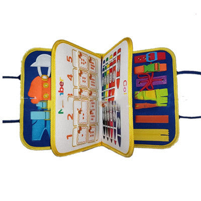Baby Early Education Preschool Sensory Learning Toy Book Children's Busy Board Dressing And Buttoning Learning | Brodtica.com - Brodtica