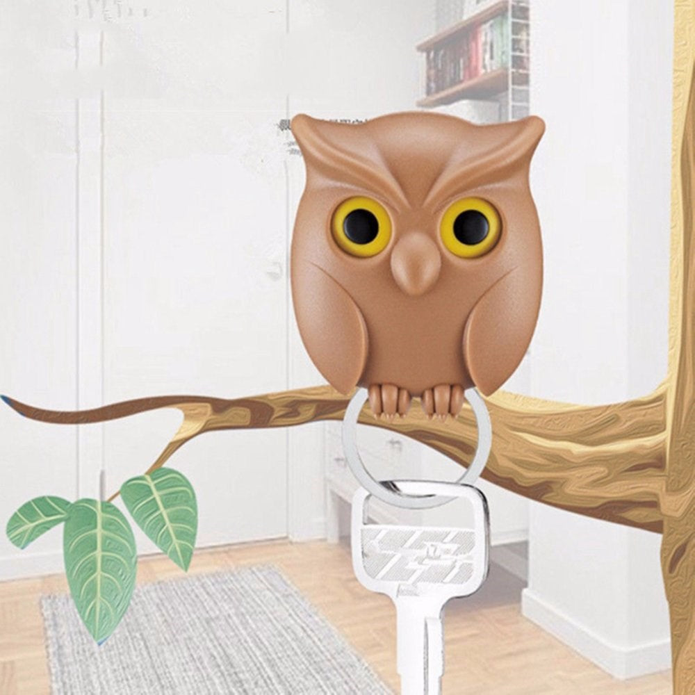 Wall Key Holder Night Owl Magnetic Wall Magnets Keep Keychains Hooks | Brodtica.com - Brodtica