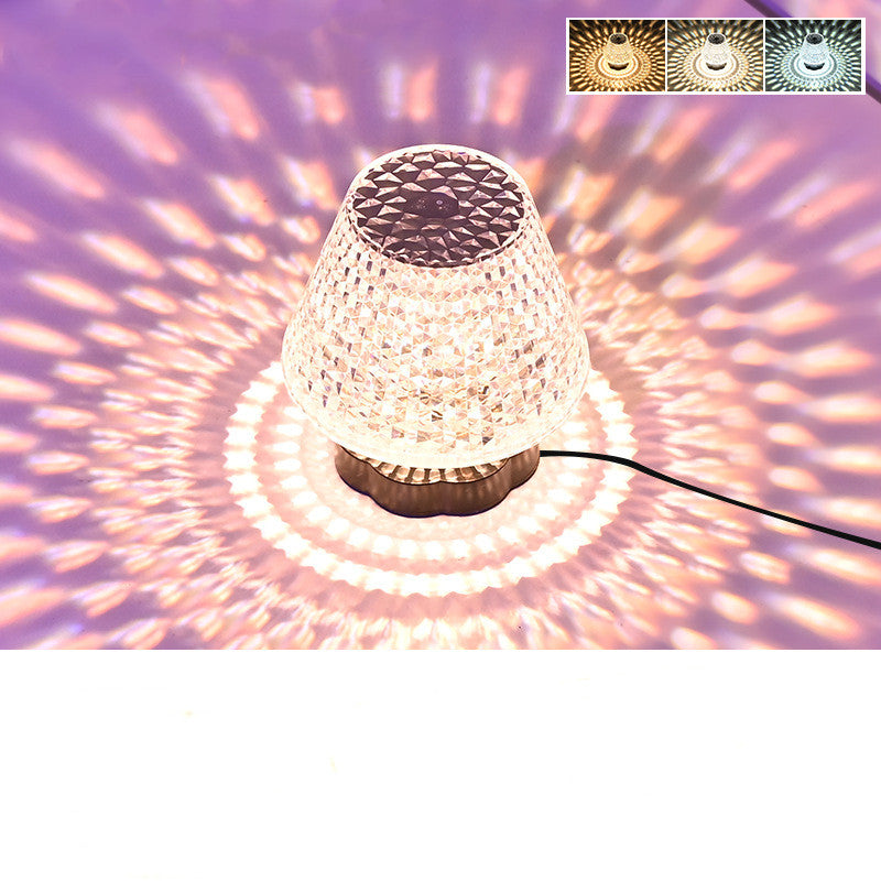 Diamond Crystal USB Touch Sensor Table Lamp | Brodtica.com - Brodtica