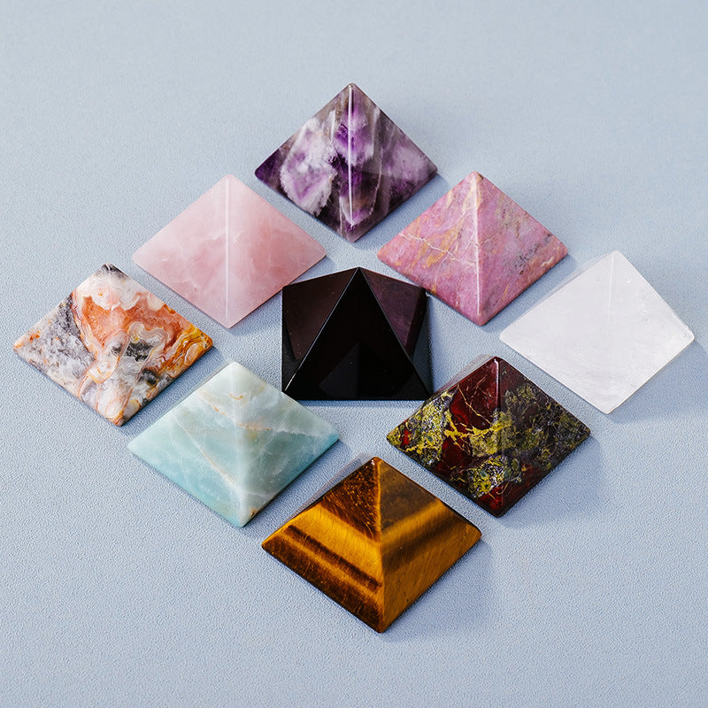 Fashion Crystal Stone Pyramid Ornaments Decor | Brodtica.com - Brodtica Fashion Crystal Stone Pyramid Ornaments Decor | Brodtica.com What separates these Crystal Stone Pyramid Ornaments is their class. The impeccable craftsmanship and tender loving care make them an extraordinary expansion to any room. The pyramid shape, an image of solidarity and security, adds a bit of refinement to your decor.