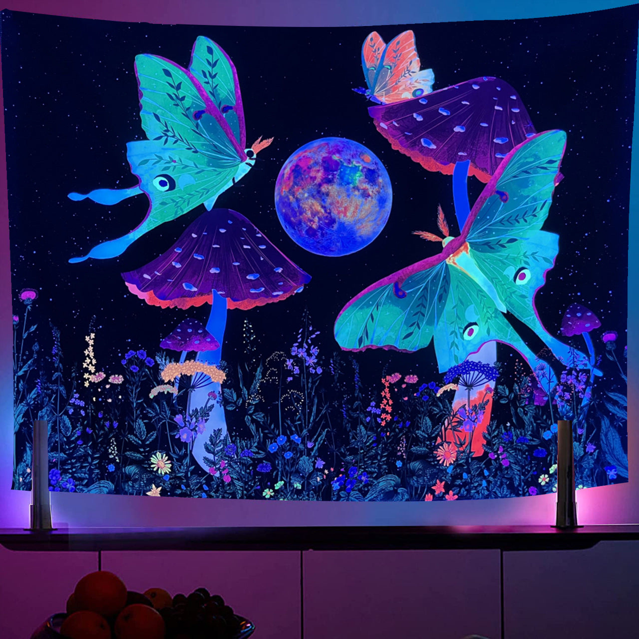UV Light Emitting Neon Hanging Cloth | Brodtica.com - Brodtica