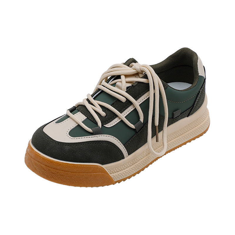 Women's Casual Sneakers Back To Milk Tea Tone Thick Sole Shoes | Brodtica.com - Brodtica