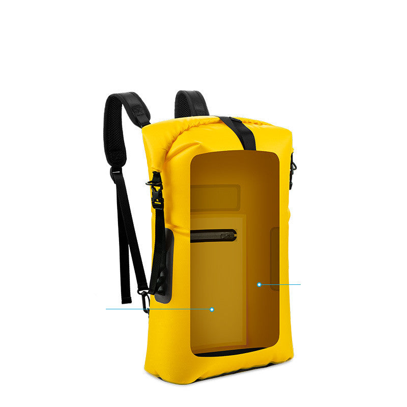 Nature hike Outdoor Waterproof Bag Dry-wet Separation 28L Swimming Waterproof Backpack TPU Fabric Portable Swim Drifting Beach | Brodtica.com - Brodtica