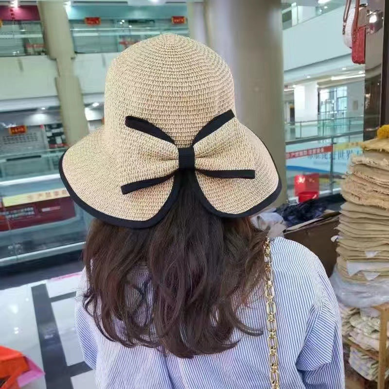 Woven Butterfly Straw Hat Summer Thin Style | Brodtica.com - Brodtica Woven Butterfly Straw Hat Summer Thin Style | Brodtica.com Brodtica.com | USA Elevate your summer style with a thin, woven butterfly straw hat. Perfect for sunny days and beach trips. Product information : Hat top style: dome Hat brim style: big brim Color: wrapping bow, BlackBowKnot, blue bow. Fabric name: papyrus Size Information: Size: M(56-58cm) Packing list: Straw hat *1
