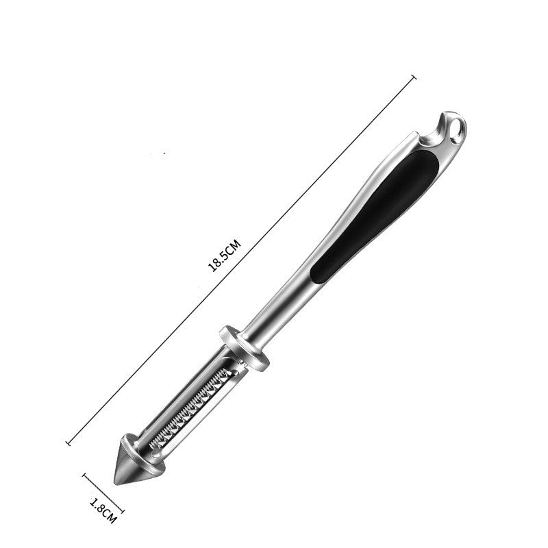 Zinc Alloy Double-sided Peeling Knife | Brodtica.com - Brodtica Zinc Alloy Double-sided Peeling Knife | Brodtica.com Brodtica.com | USA High-quality zinc alloy double-sided peeling knife, perfect for peeling fruits and vegetables with precision and ease. Product Information: Material: Zinc Alloy Color: silver Process: Polishing process Package Metal peeler*1