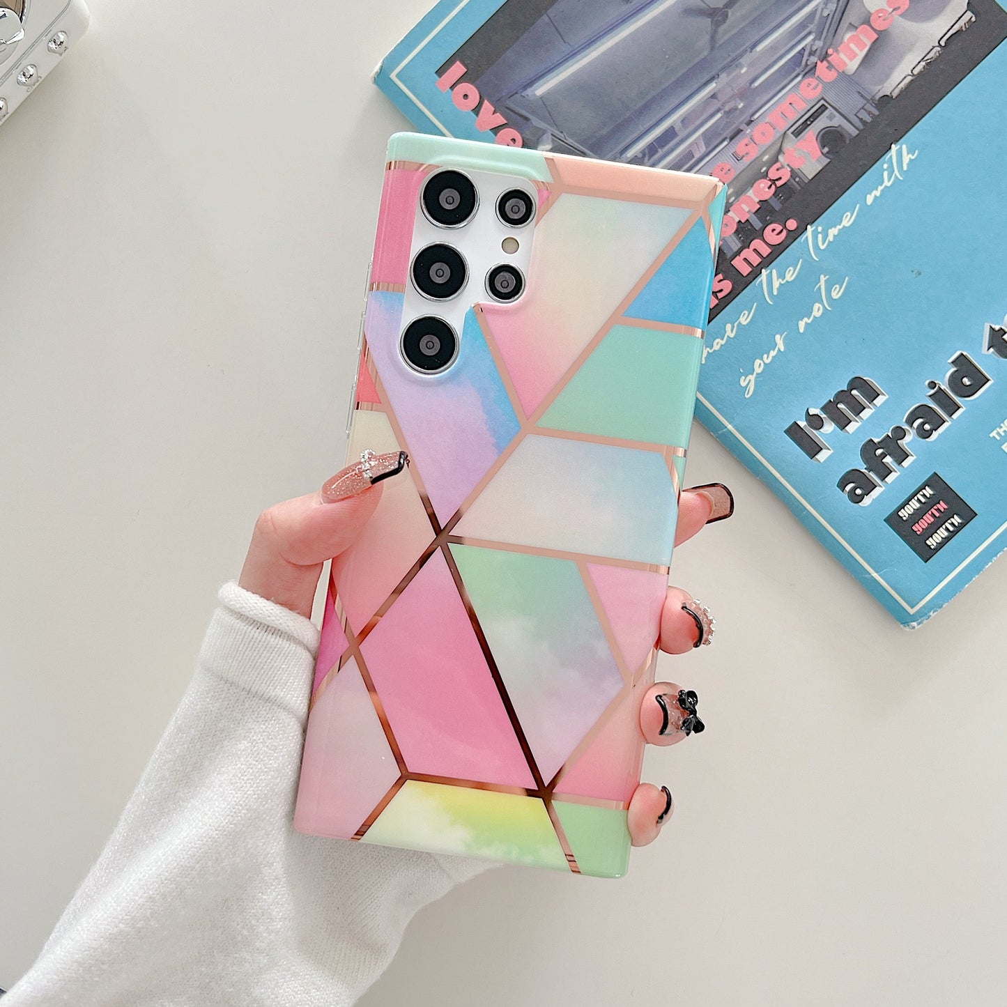 Electroplated Geometric Diamond Marble Phone Case Samsung S23 | Brodtica.com - Brodtica Electroplated Geometric Diamond Marble Phone Case Samsung S23 | Brodtica.com The Electroplated Geometric Diamond Marble Phone Case for Samsung S23 is a genuine style explanation, intended to safeguard your phone as well as improve your style. In this definite item depiction, we will investigate the highlights, plan, and usefulness that present this phone defense a priority embellishment for Samsung S23 clients.