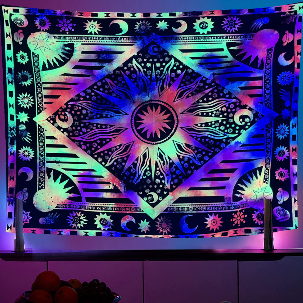 UV Light Emitting Neon Hanging Cloth | Brodtica.com - Brodtica