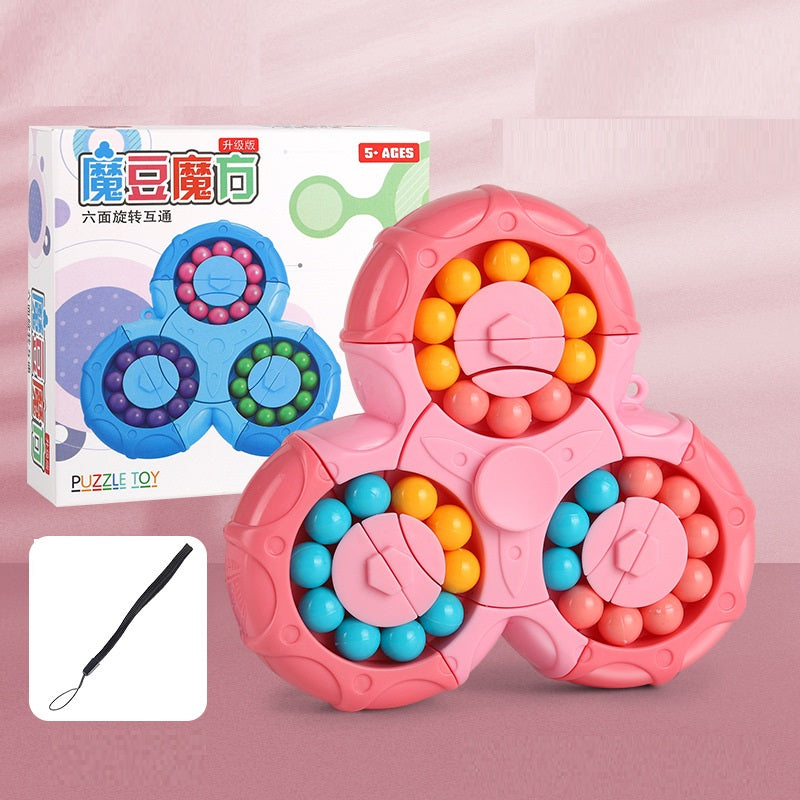 Six-sided Rotary Decompression Magic Bean Rotary Gyro Decompression Toy | Brodtica.com - Brodtica