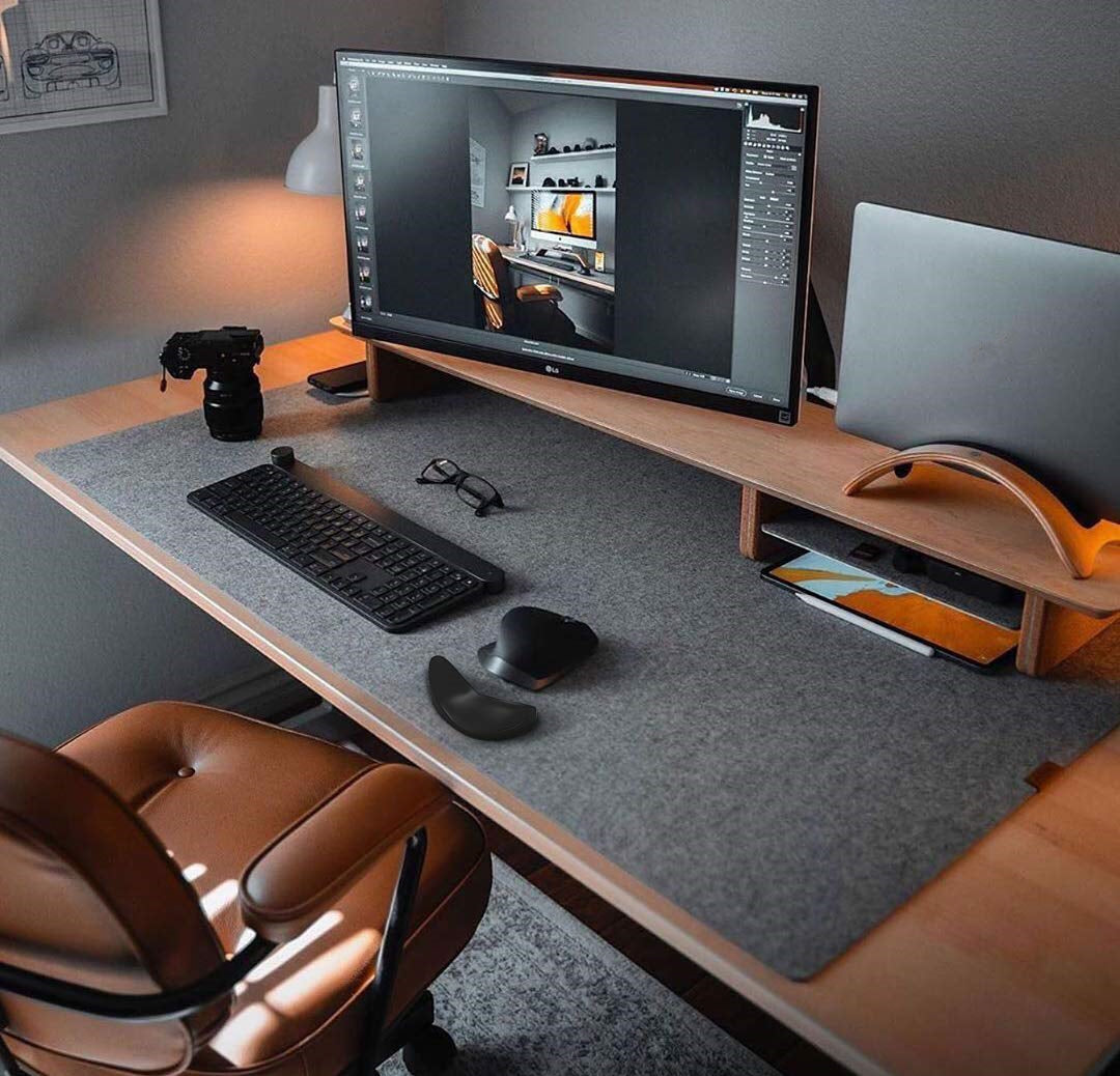 Streamline Ergonomic Mouse Pad with Gel Wrist Rest for Office and Gaming | Brodtica.com - Brodtica