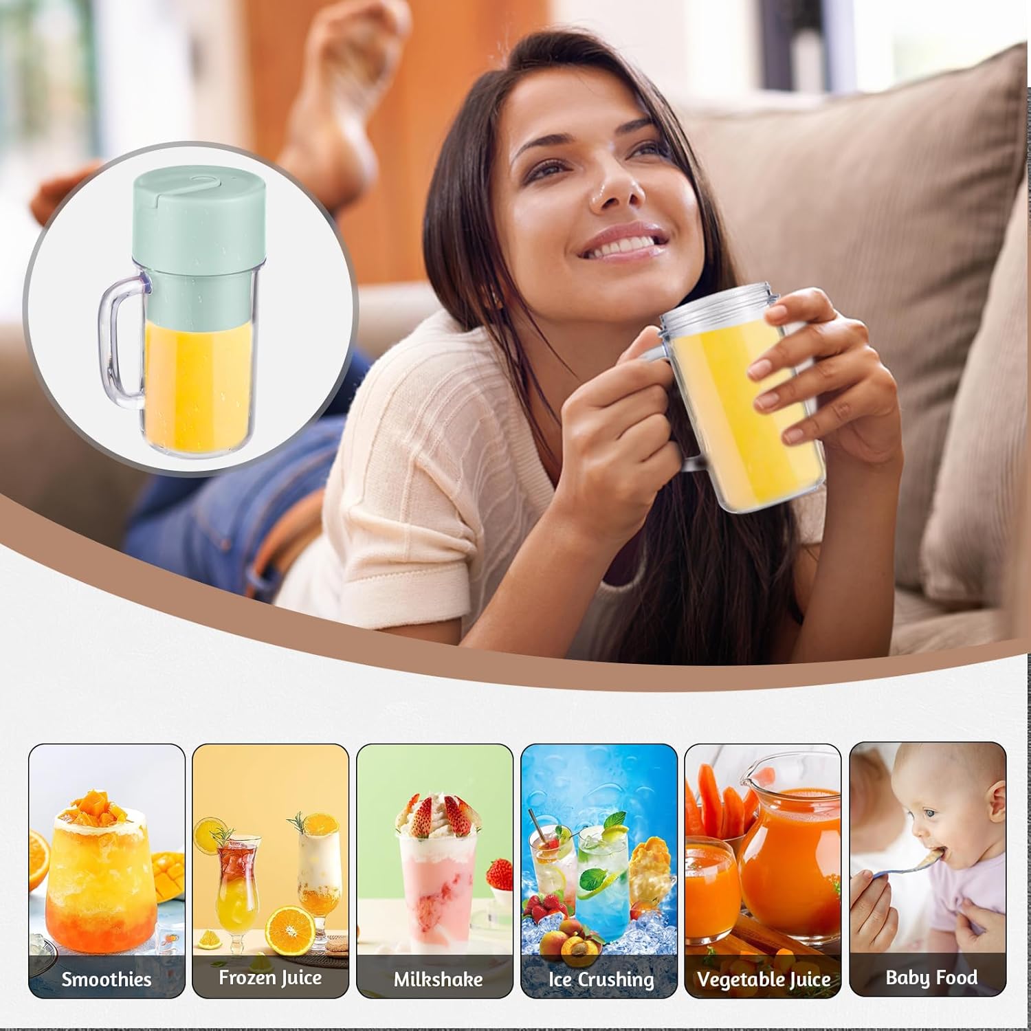 Compact Mini Portable Blender (Free Shipping)