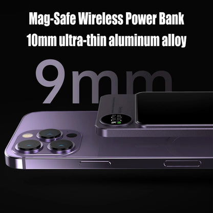 10000mAh Macsafe Magnetic Power Bank Wireless Fast Charger