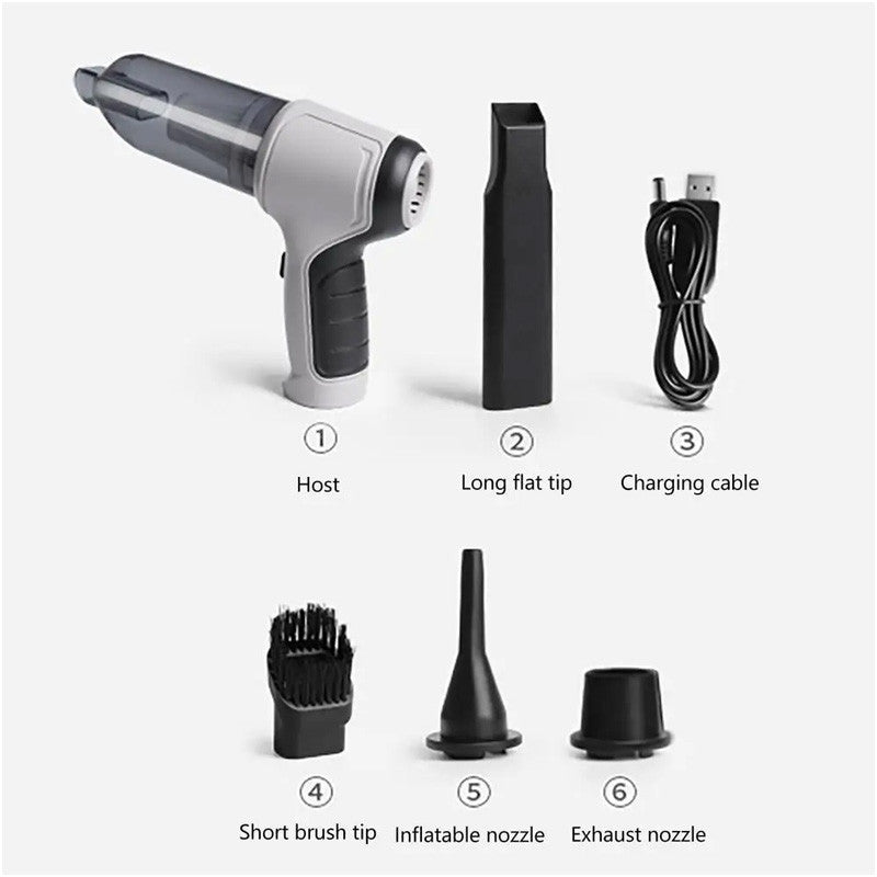 Portable Rechargeable Wireless Car Vacuum Cleaner (Free Shipping)