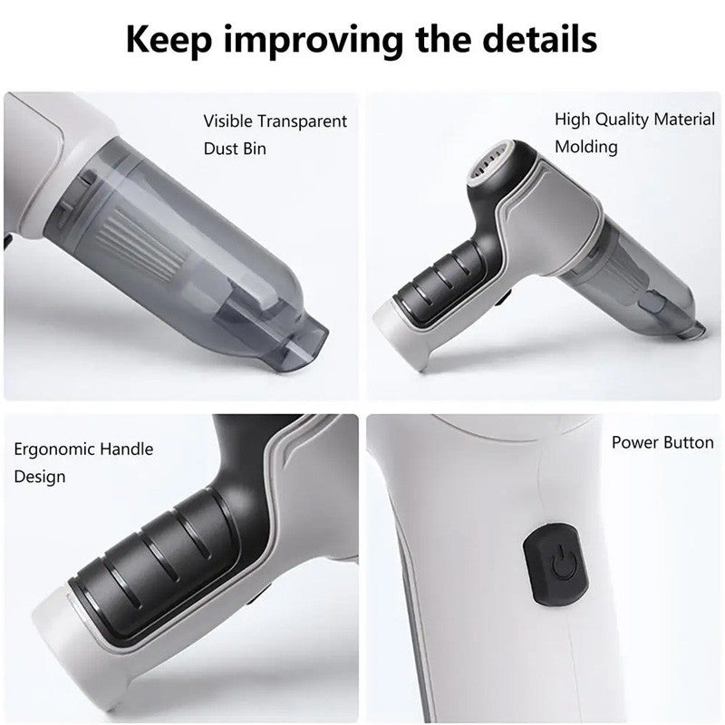 Portable Rechargeable Wireless Car Vacuum Cleaner (Free Shipping)