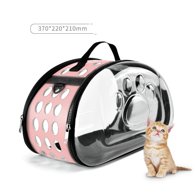 Foldable Cat Bag Breathable Portable Pet Carrier Bag Outdoor Travel Handbag for Cat Dog | Brodtica.com - Brodtica  Foldable Cat Bag Breathable Portable Pet Carrier Bag Outdoor Travel Handbag for Cat Dog | Brodtica.com The Foldable Cat Bag is intended to endure the afflictions of travel. Created from top caliber, solid materials, it can deal with the mileage of outdoor undertakings. In spite of its powerful development, the bag stays lightweight, guaranteeing usability and portability.
