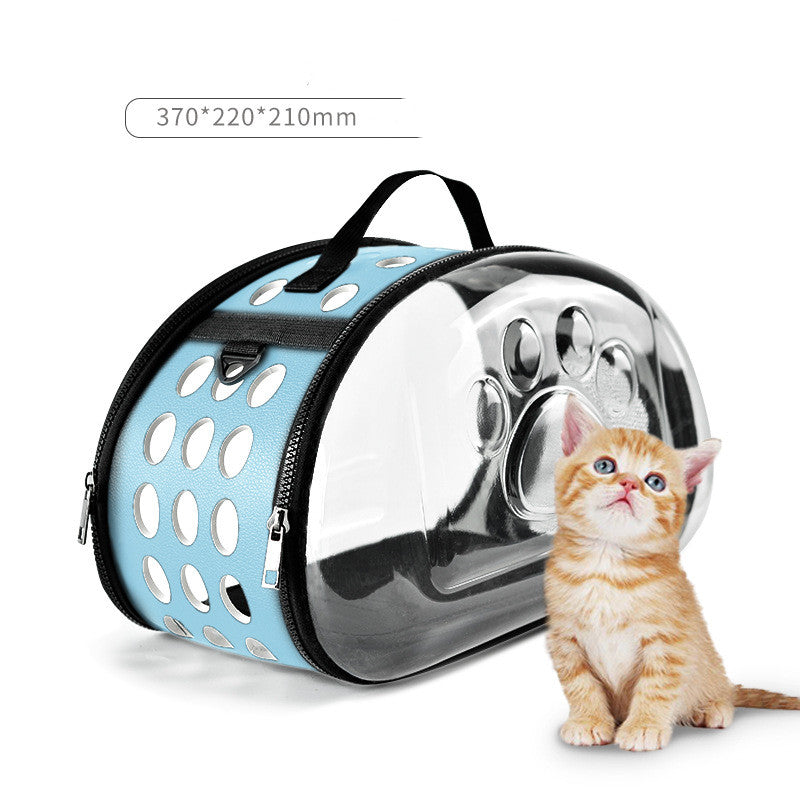 Foldable Cat Bag Breathable Portable Pet Carrier Bag Outdoor Travel Handbag for Cat Dog | Brodtica.com - Brodtica  Foldable Cat Bag Breathable Portable Pet Carrier Bag Outdoor Travel Handbag for Cat Dog | Brodtica.com The Foldable Cat Bag is intended to endure the afflictions of travel. Created from top caliber, solid materials, it can deal with the mileage of outdoor undertakings. In spite of its powerful development, the bag stays lightweight, guaranteeing usability and portability.
