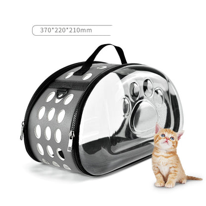 Foldable Cat Bag Breathable Portable Pet Carrier Bag Outdoor Travel Handbag for Cat Dog | Brodtica.com - Brodtica  Foldable Cat Bag Breathable Portable Pet Carrier Bag Outdoor Travel Handbag for Cat Dog | Brodtica.com The Foldable Cat Bag is intended to endure the afflictions of travel. Created from top caliber, solid materials, it can deal with the mileage of outdoor undertakings. In spite of its powerful development, the bag stays lightweight, guaranteeing usability and portability.
