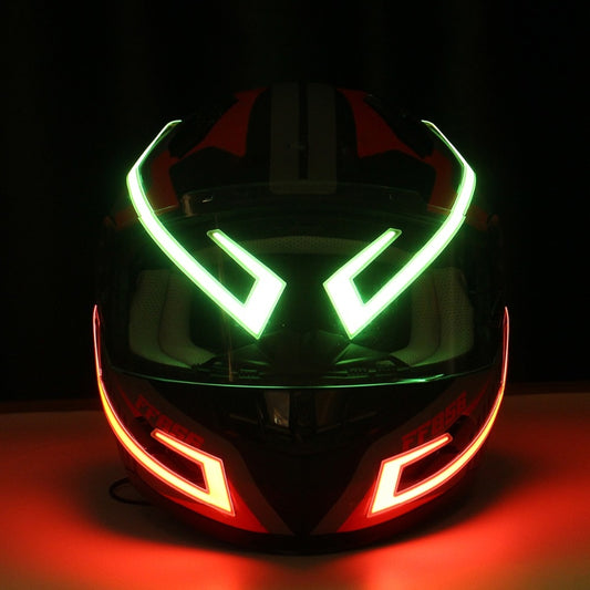 Motorcycle Helmet Light Strip Night Signal Luminous Modified Strip Helmet Sticker | Brodtica.com - Brodtica