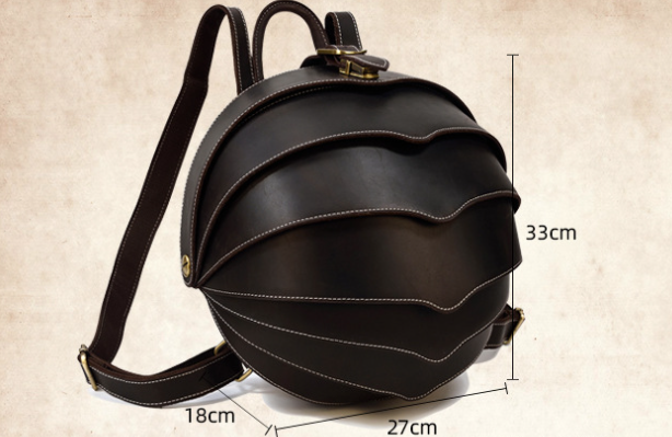 Vintage Handmade Leather Creative Backpack Personality Beetle | Brodtica.com - Brodtica