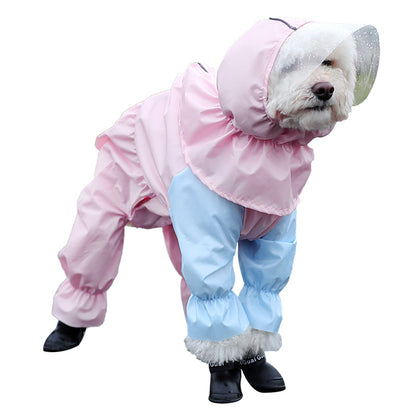 Dog Raincoat Teddy Four-legged Waterproof All-inclusive | Brodtica.com - Brodtica  Dog Raincoat Teddy Four-legged Waterproof All-inclusive | Brodtica.com With regards to keeping your shaggy companion dry and open to during wet climate, a top notch dog raincoat is a flat out must. In this complete aide, we'll dive into the universe of dog raincoats, assisting you with picking the ideal one to keep your canine buddy comfortable and dry.
