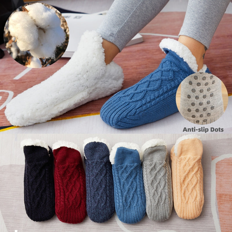 Warm & Cozy Winter Footwear- Non-Slip grip Snow Socks for Women | Brodtica.com - Brodtica