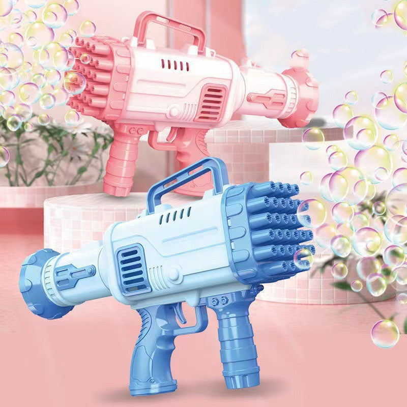 32 Holes Bubble Machine Electric Children's Toy Gatling Bubble Gun Automatic Porous | Brodtica.com - Brodtica