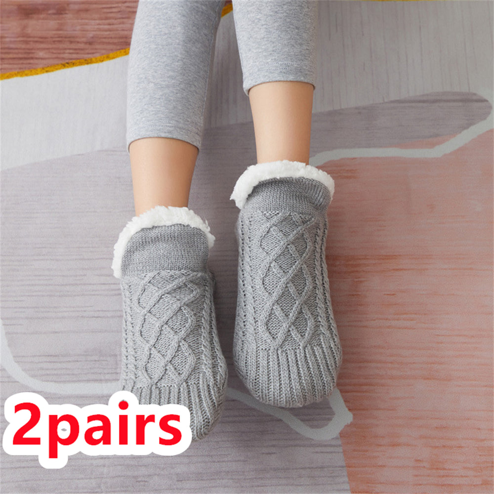 Warm & Cozy Winter Footwear- Non-Slip grip Snow Socks for Women | Brodtica.com - Brodtica