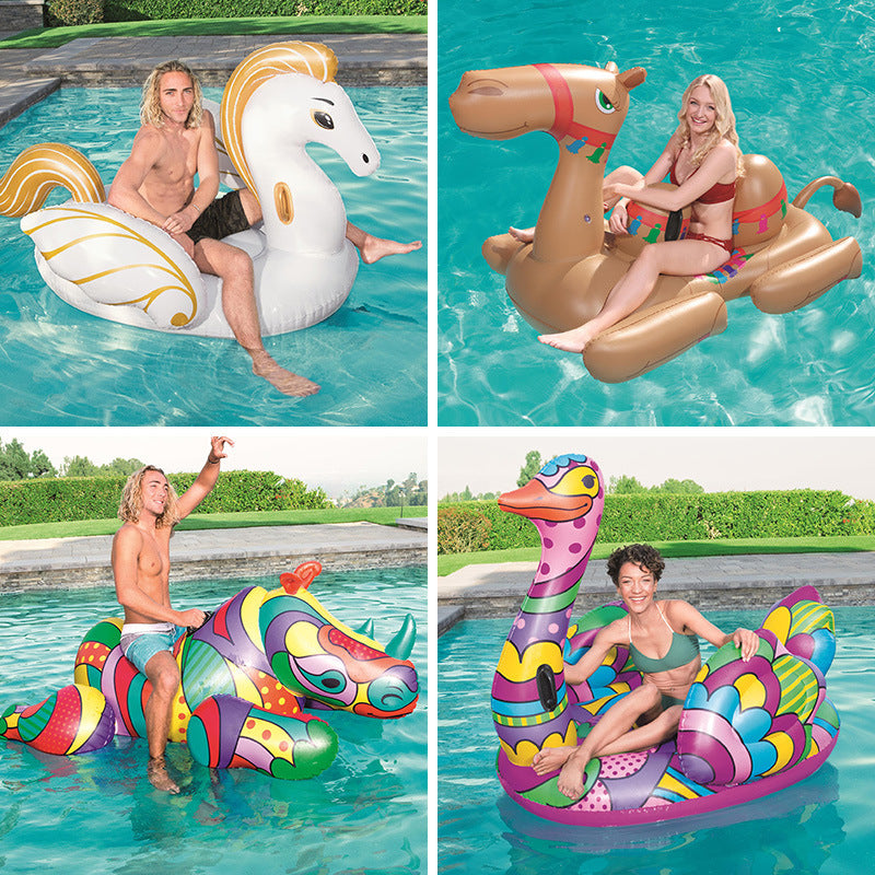 Swimming Ring Children's Water Mount Inflatable Large | Brodtica.com - Brodtica  Swimming Ring Children's Water Mount Inflatable Large | Brodtica.com Brodtica.com | USA Inflatable swimming ring for children, perfect for water activities and large enough for a comfortable fit. Enjoy the pool or beach. Product information: Environmental protection material: PVC Color: 41117 ostrich mount (3.6kg, 41116 rhino mount (3.2kg, Specifications: animal mounts Packing list: Plastic swimming ring x1