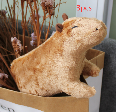 Simulation Capybara Plush Toy Capybara Cute Small Animal Doll Children Gift Decoration | Brodtica.com - Brodtica