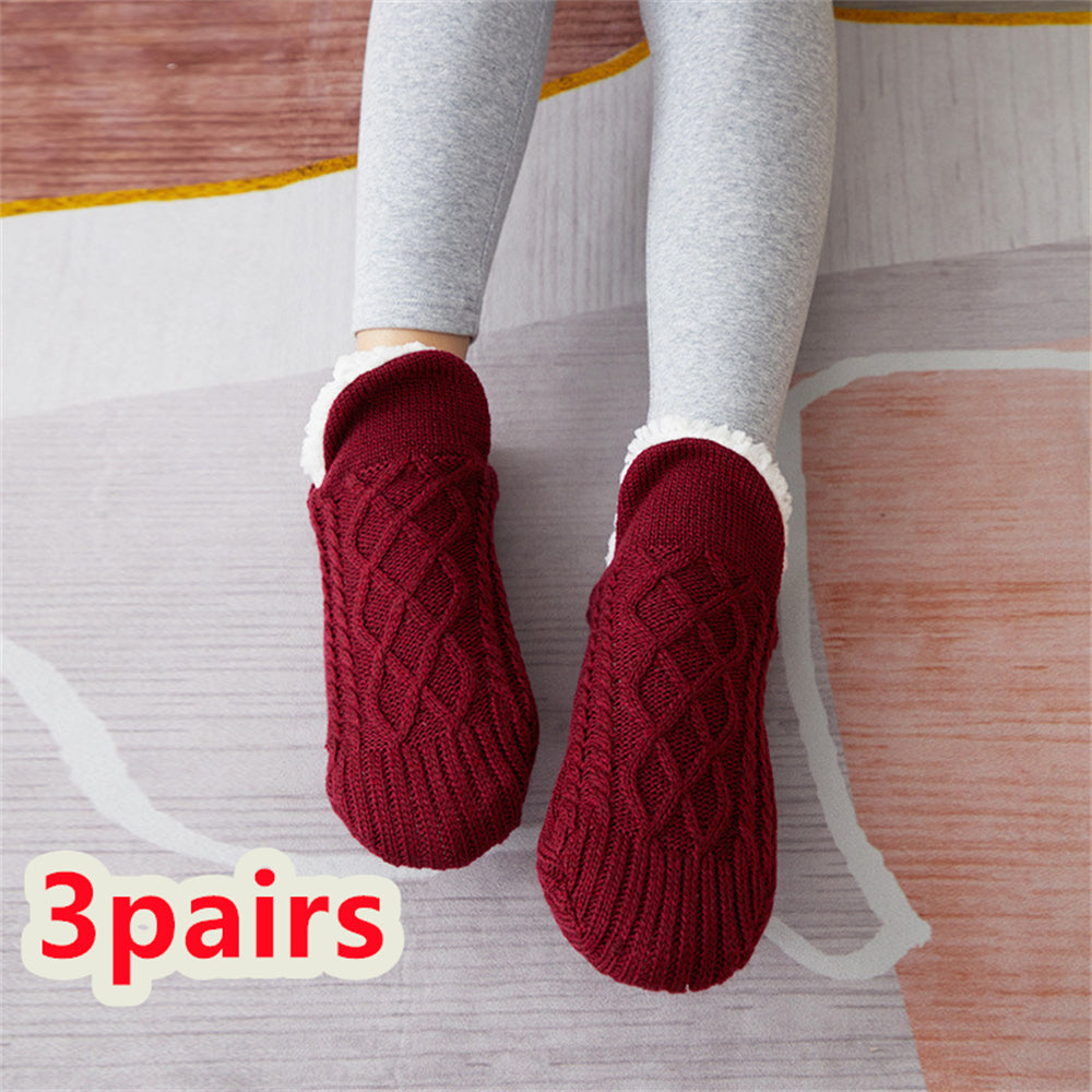 Warm & Cozy Winter Footwear- Non-Slip grip Snow Socks for Women | Brodtica.com - Brodtica