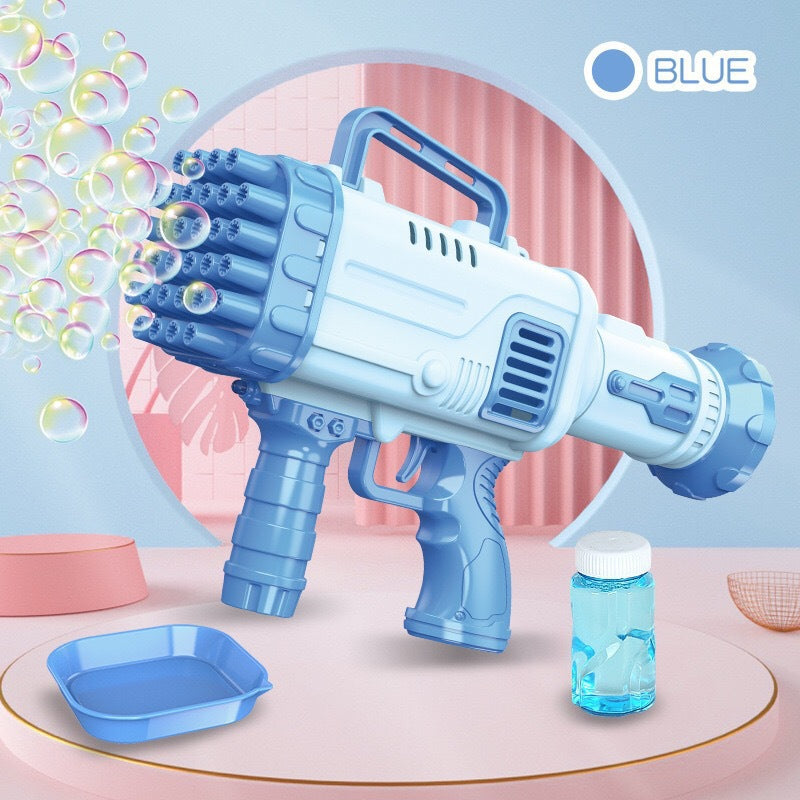 32 Holes Bubble Machine Electric Children's Toy Gatling Bubble Gun Automatic Porous | Brodtica.com - Brodtica