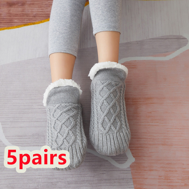 Warm & Cozy Winter Footwear- Non-Slip grip Snow Socks for Women | Brodtica.com - Brodtica